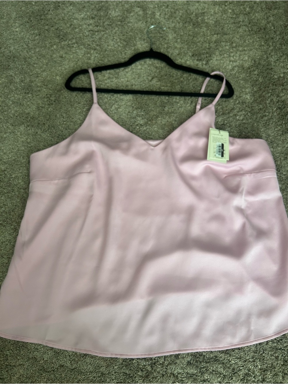 a new day Light Lilac Satin V-Neck Cami